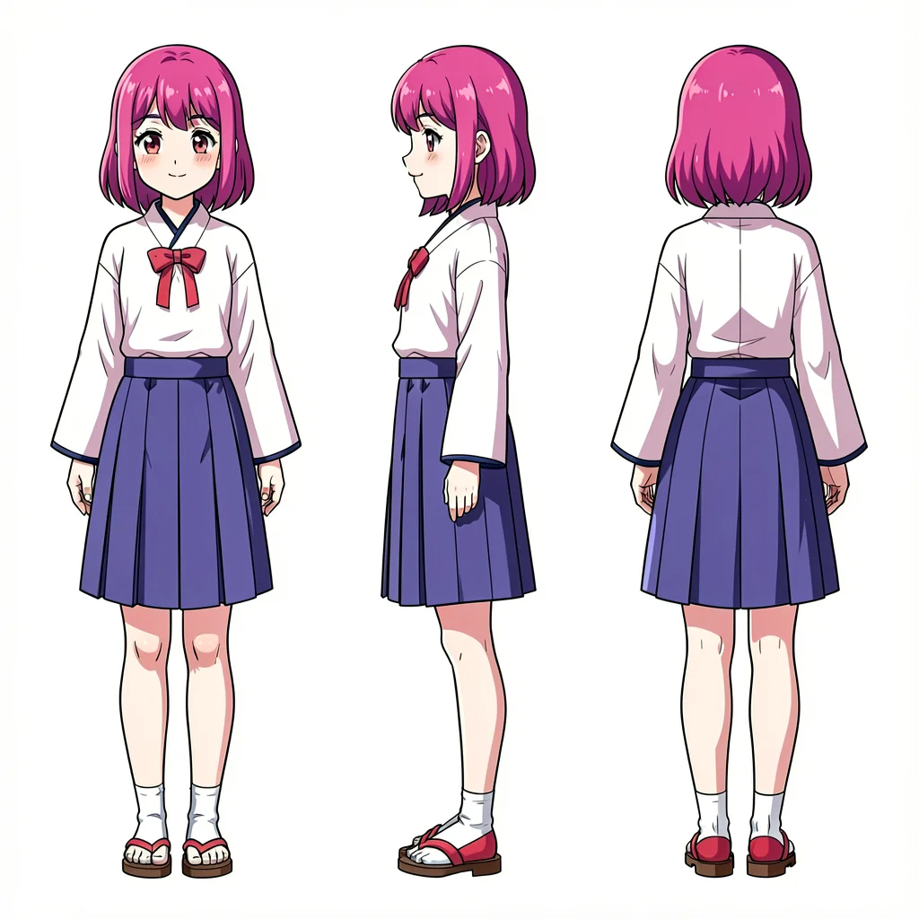 FLUX.2 Klein Anime Character Sheet